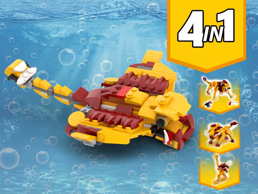 MOC - 31112 Manta Ray Alternative Build