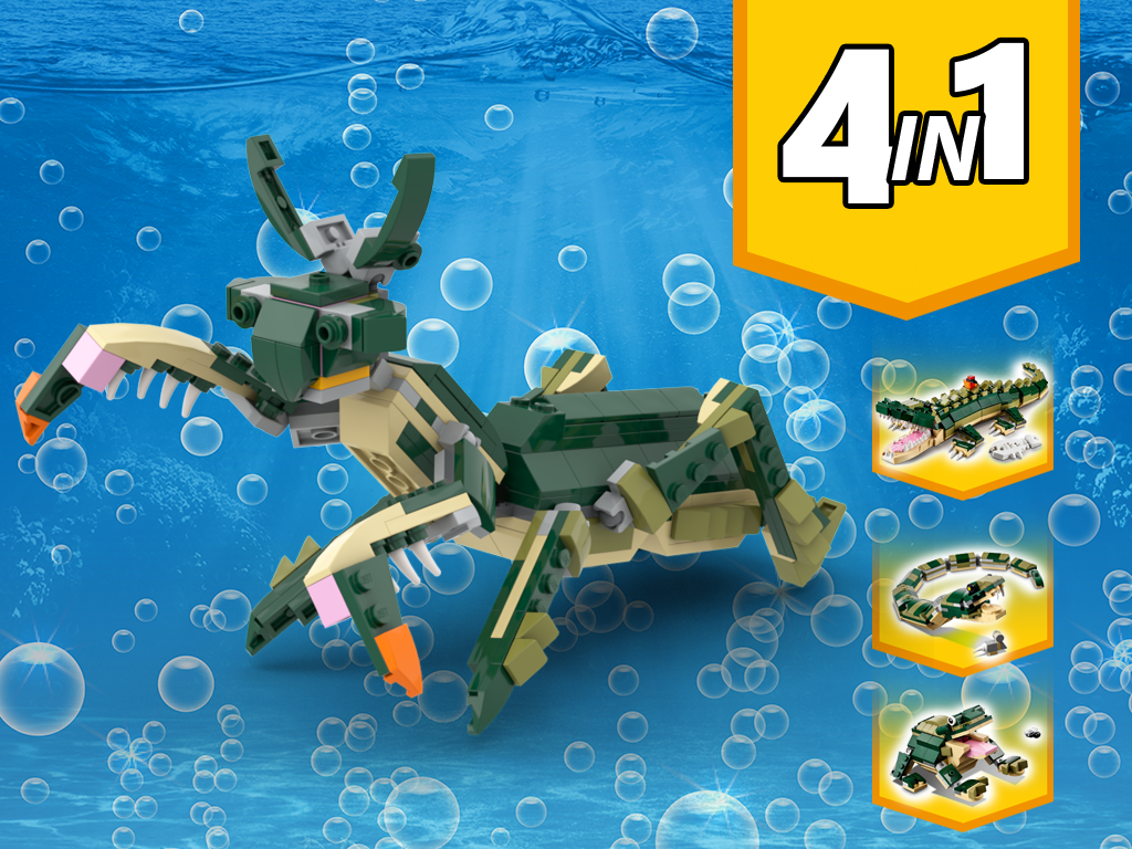 MOC 31121 Mantis Alternative Build How to build it