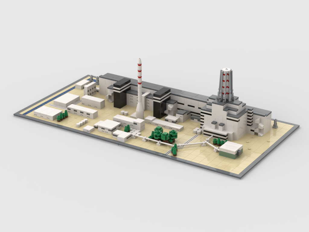 MOC - Chernobyl power plant (before and after)