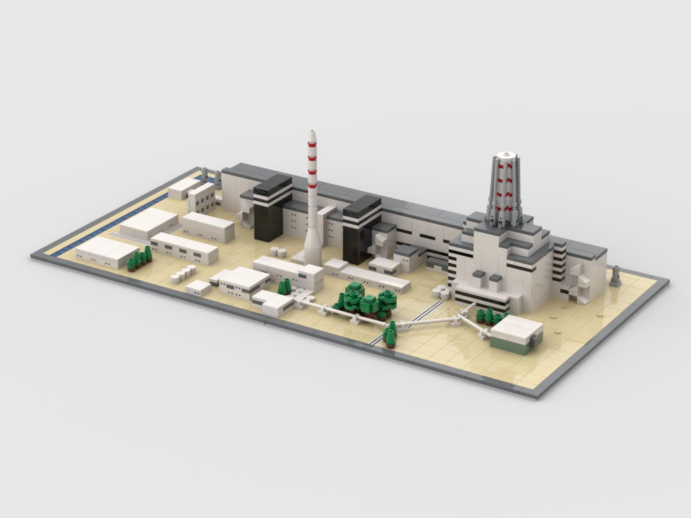 MOC - Chernobyl power plant (before and after) – How to build it
