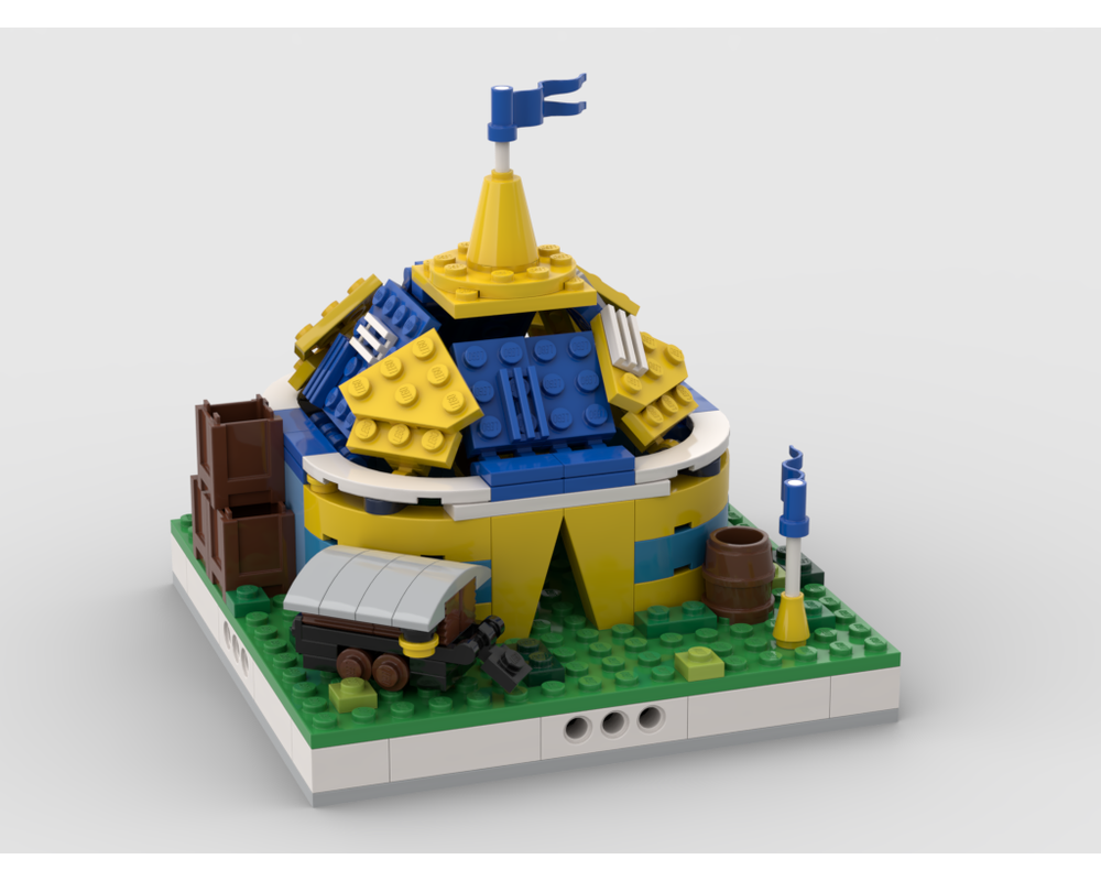 MOC - Circus for a Modular Village - How to build it   