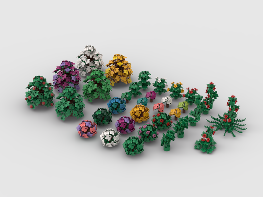 MOC - Bushes of all kinds (33 Designs)