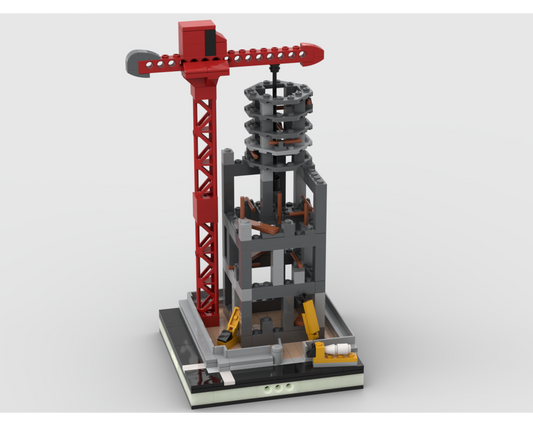 MOC - Construction Site for a Modular City - How to build it   