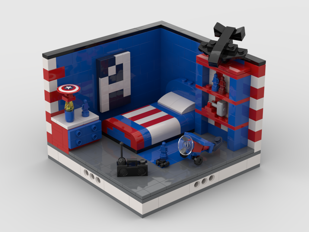 MOC - Super Heroes Room Design #11 - How to build it   