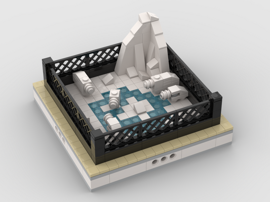 MOC - Polar Bear | mini modular ZOO - How to build it   