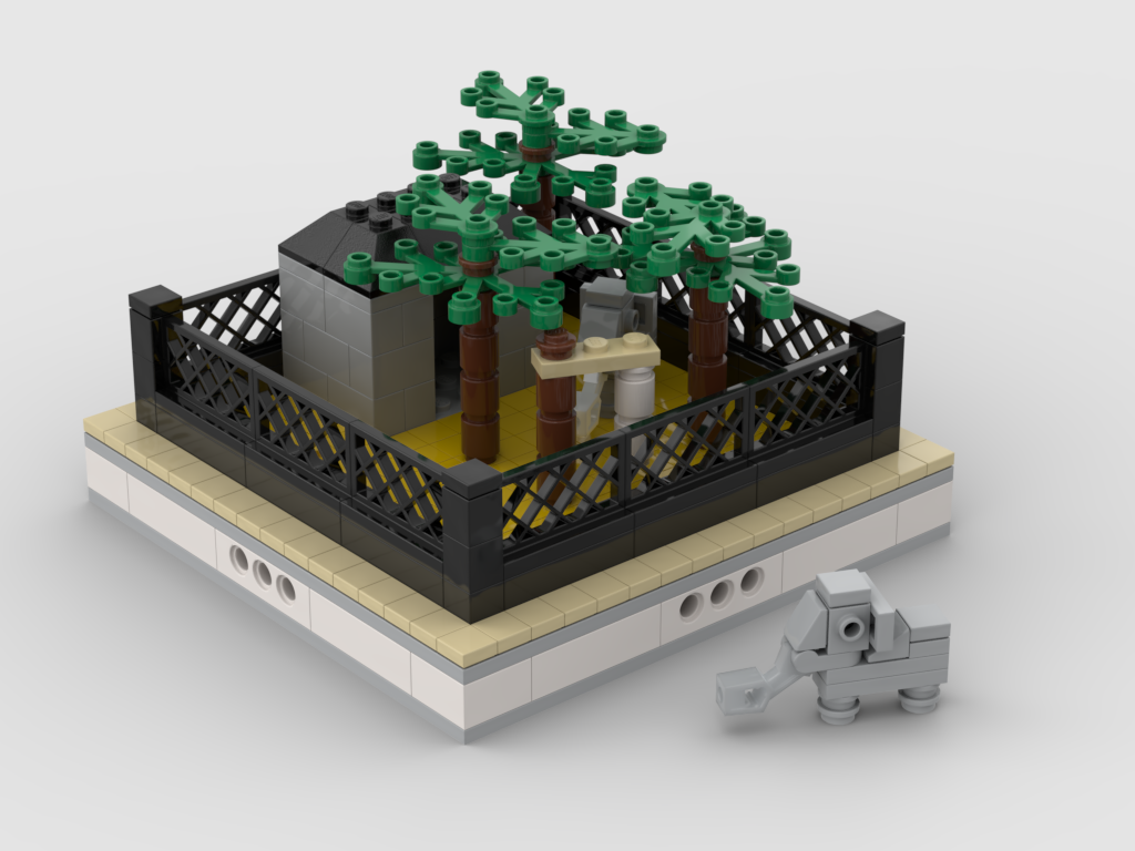 MOC - Elephants| mini modular ZOO - How to build it   