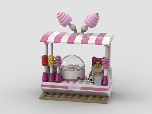 MOC - Cotton Candy Stand