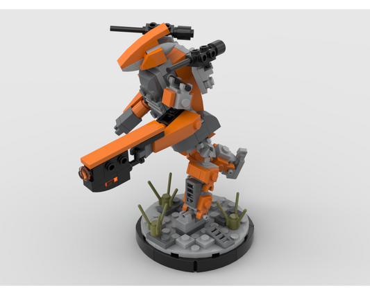 MOC - Droid in a fight battle scene - How to build it   