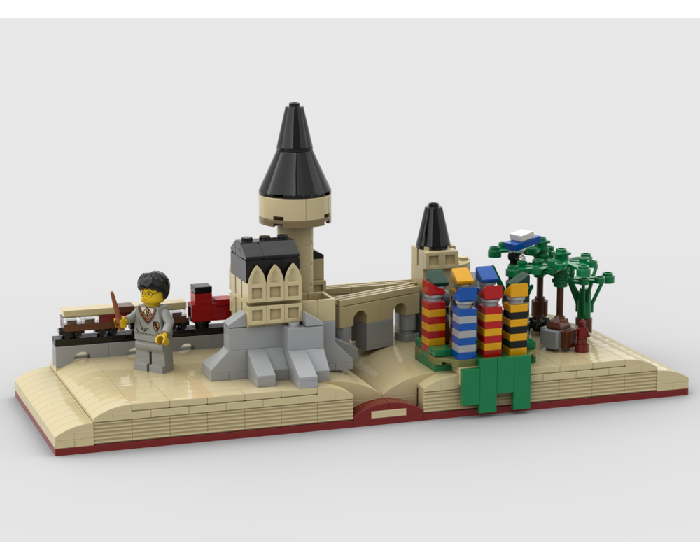 MOC - Harry Potter The Magic Story Book - How to build it   