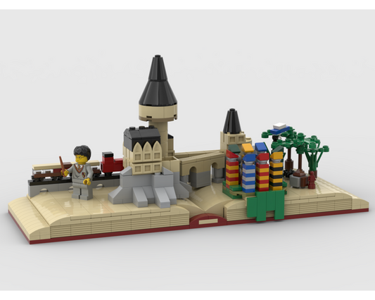 MOC - Harry Potter The Magic Story Book - How to build it   