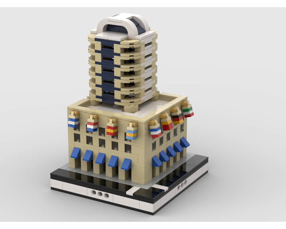 MOC - Hotel for a Modular City - How to build it   