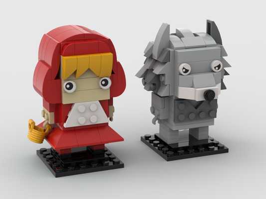 MOC - Little Red Riding Hood and the Wolf