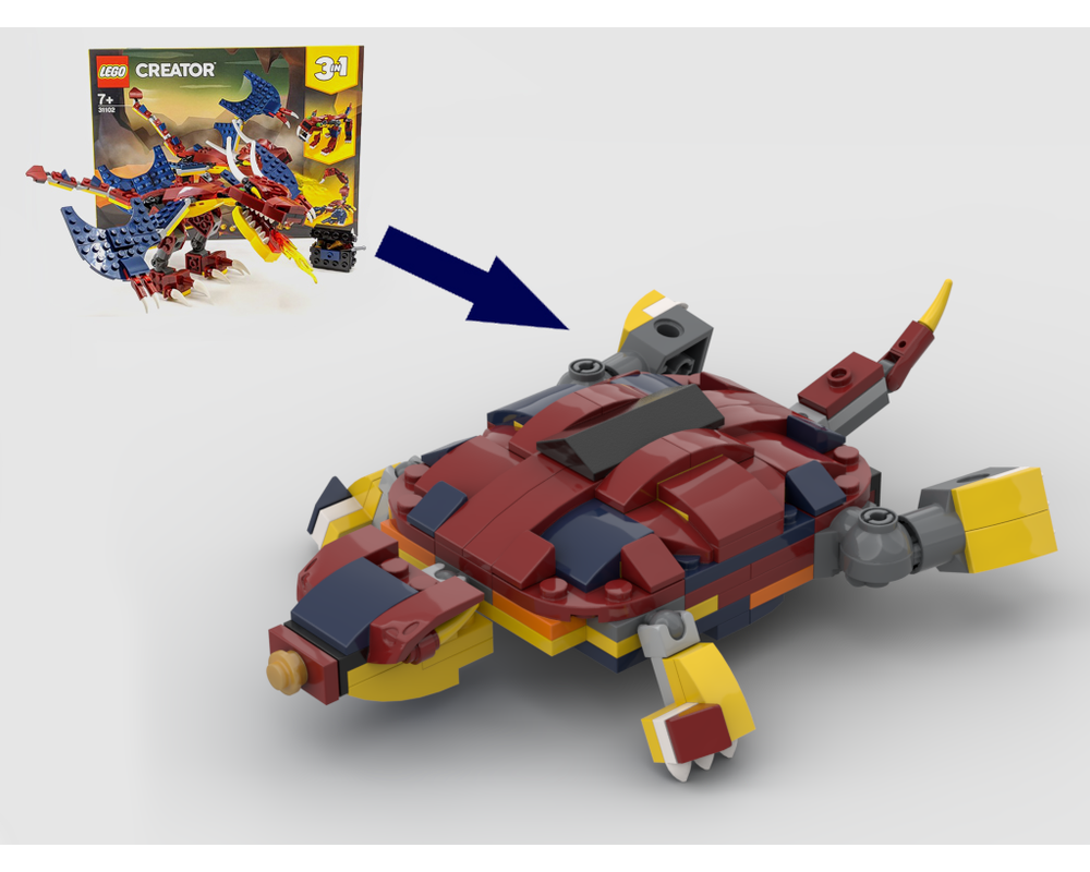 MOC - 31102 Turtle Alternative Build - How to build it   