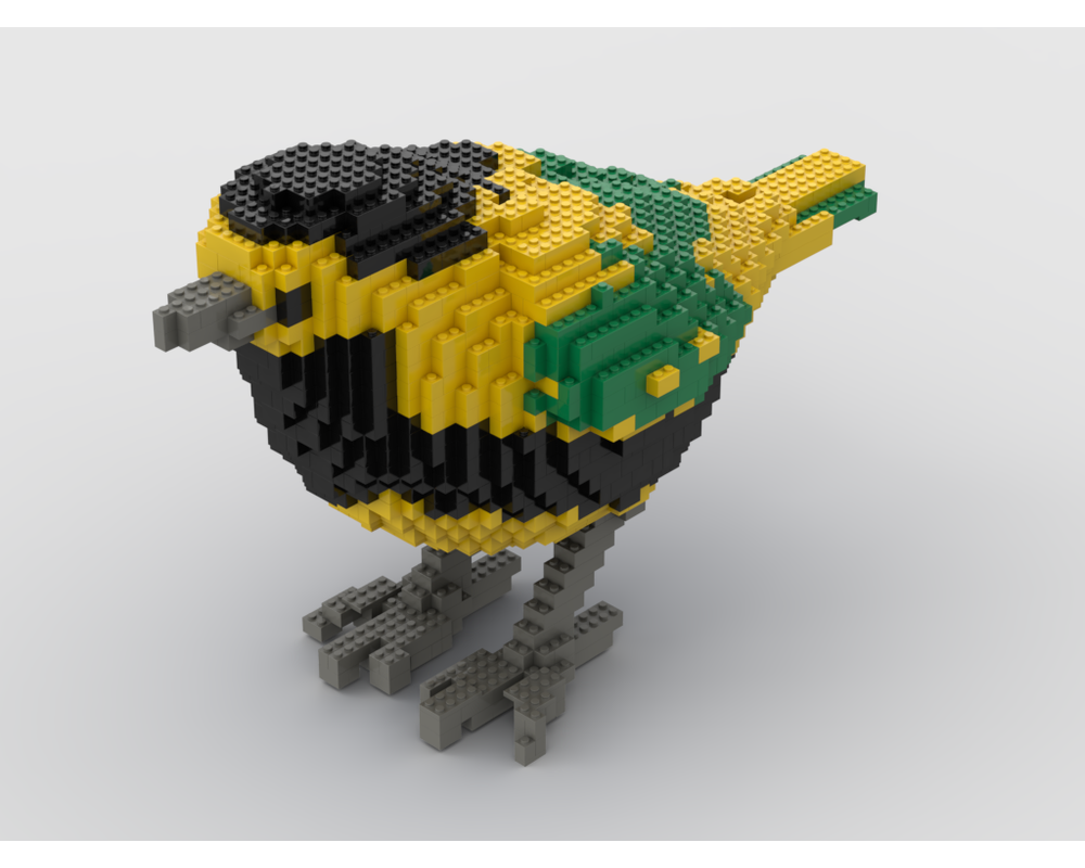 MOC - Bird Statue - How to build it   