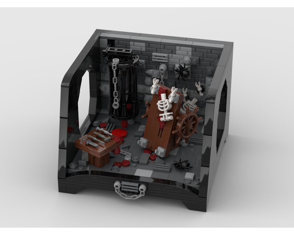 MOC - Medieval Dungeon with a special stand - How to build it   