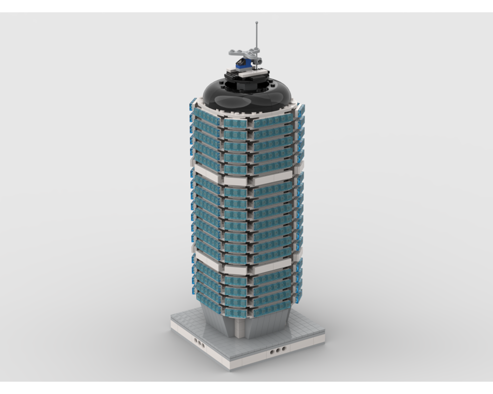 MOC - Skyscraper building #2 | for modular city - How to build it   