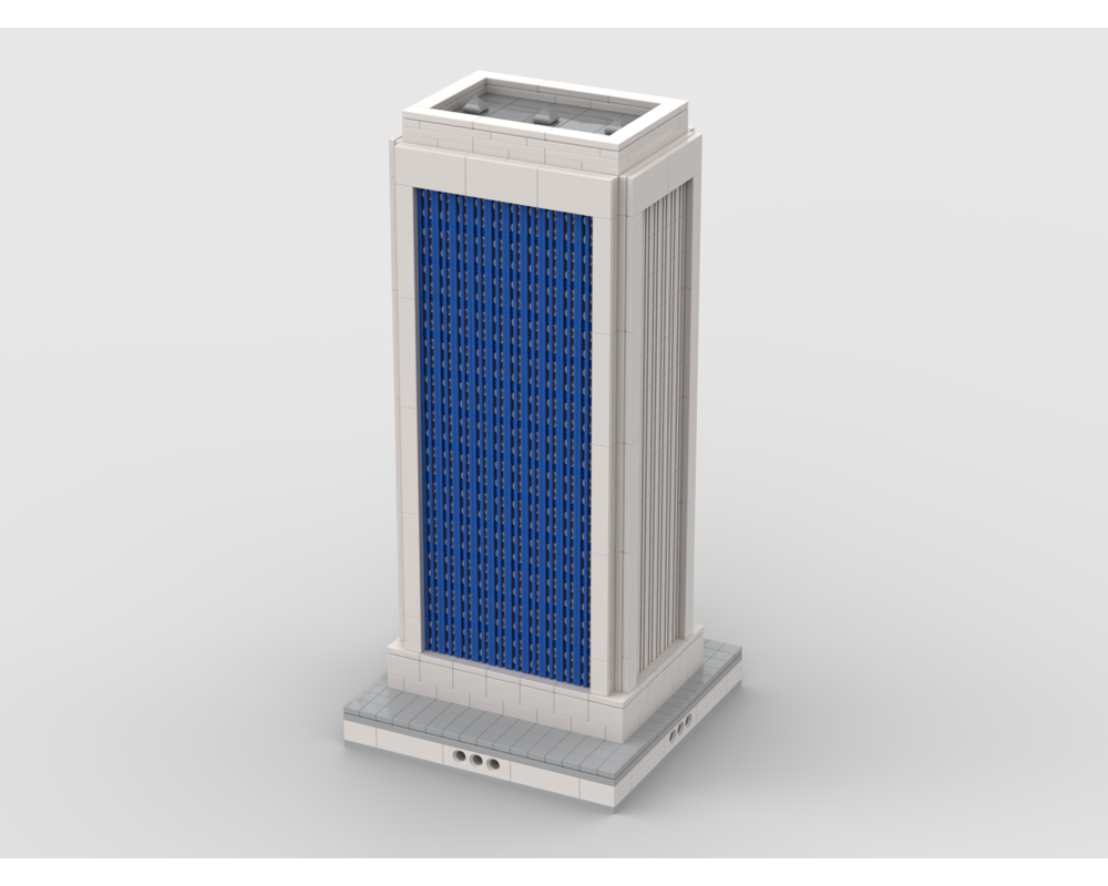 MOC - Skyscraper building #3 | for modular city - How to build it   