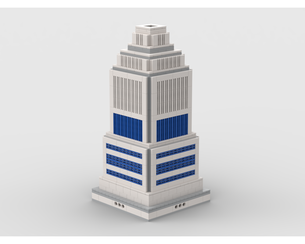 MOC - Skyscraper building #4 | for modular city - How to build it   