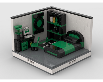 MOC - Super Heroes Room Design | build from 4 models - How to build it   