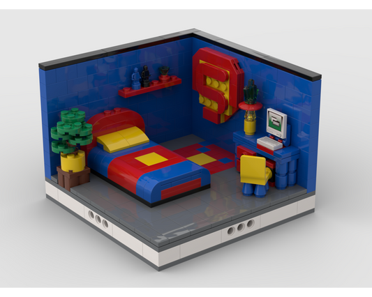 MOC - Super Heroes Room Design #3 - How to build it   