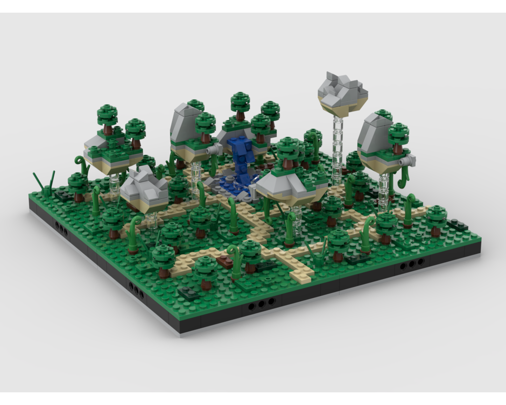 MOC - Land of the Floating Islands - How to build it   
