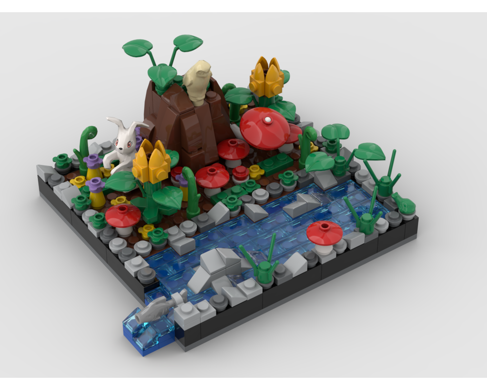 MOC - Mini Fairy Tale Diorama - How to build it   