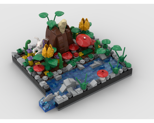 MOC - Mini Fairy Tale Diorama - How to build it   
