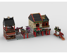 Load image into Gallery viewer, MOC - Modular China Town Street  build from 6 MOCs - How to build it   