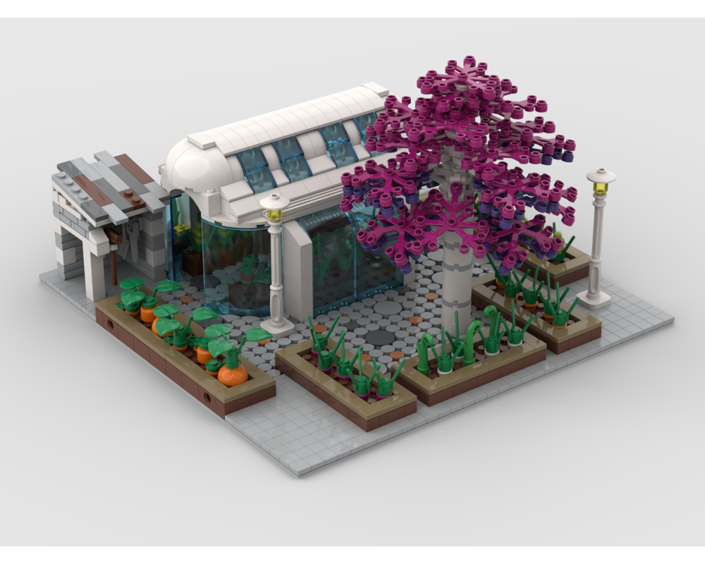 MOC - Modular City Garden - How to build it   