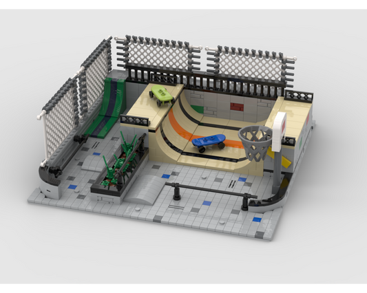 MOC - Modular Skatepark - How to build it   