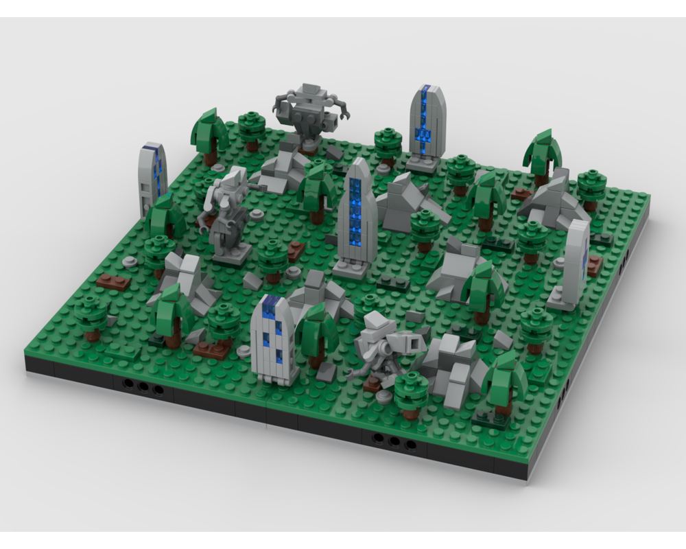 MOC - The Land of Stone - How to build it   