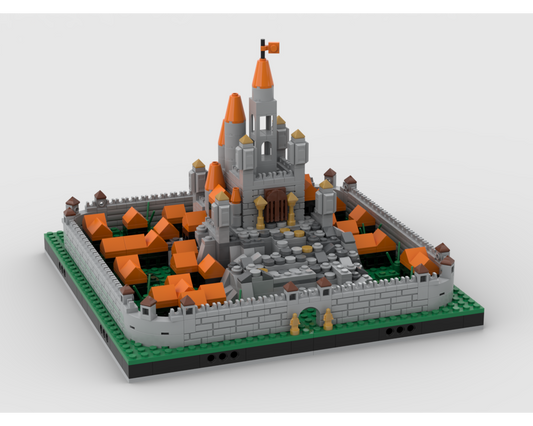 MOC - The orange castle - How to build it   
