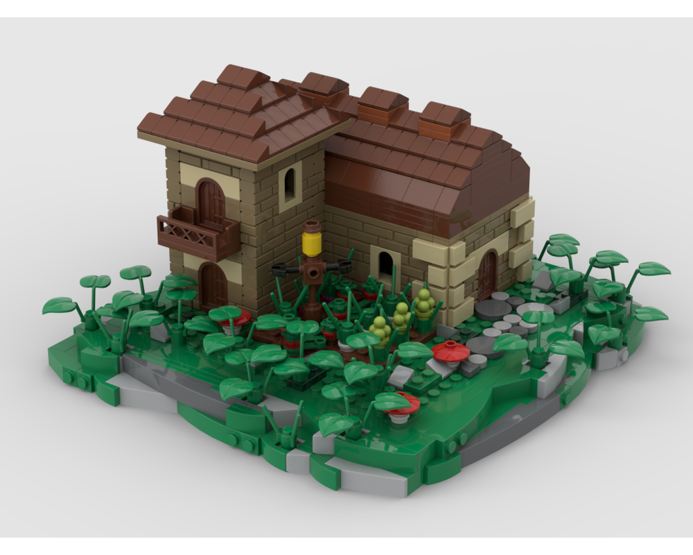 MOC - Village House diorama - How to build it   
