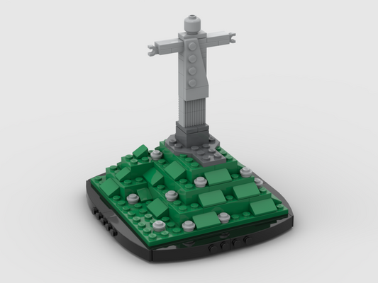 MOC Mini Christ the Redeemer - Rio de Janeiro - How to build it   