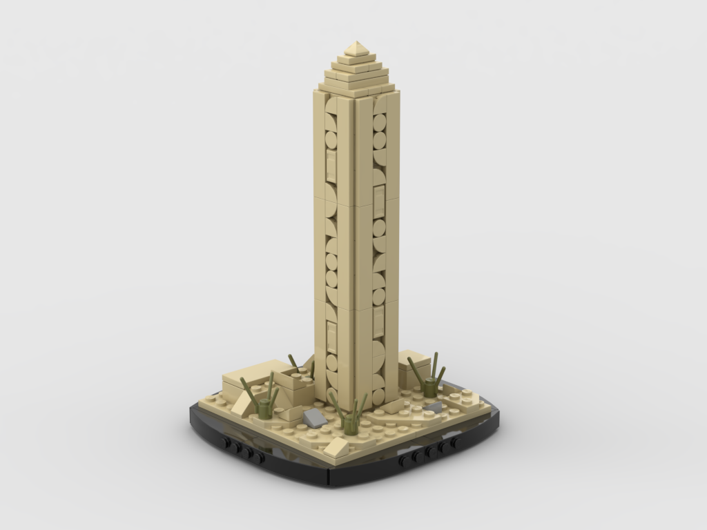 MOC - Mini Obelisk - How to build it   