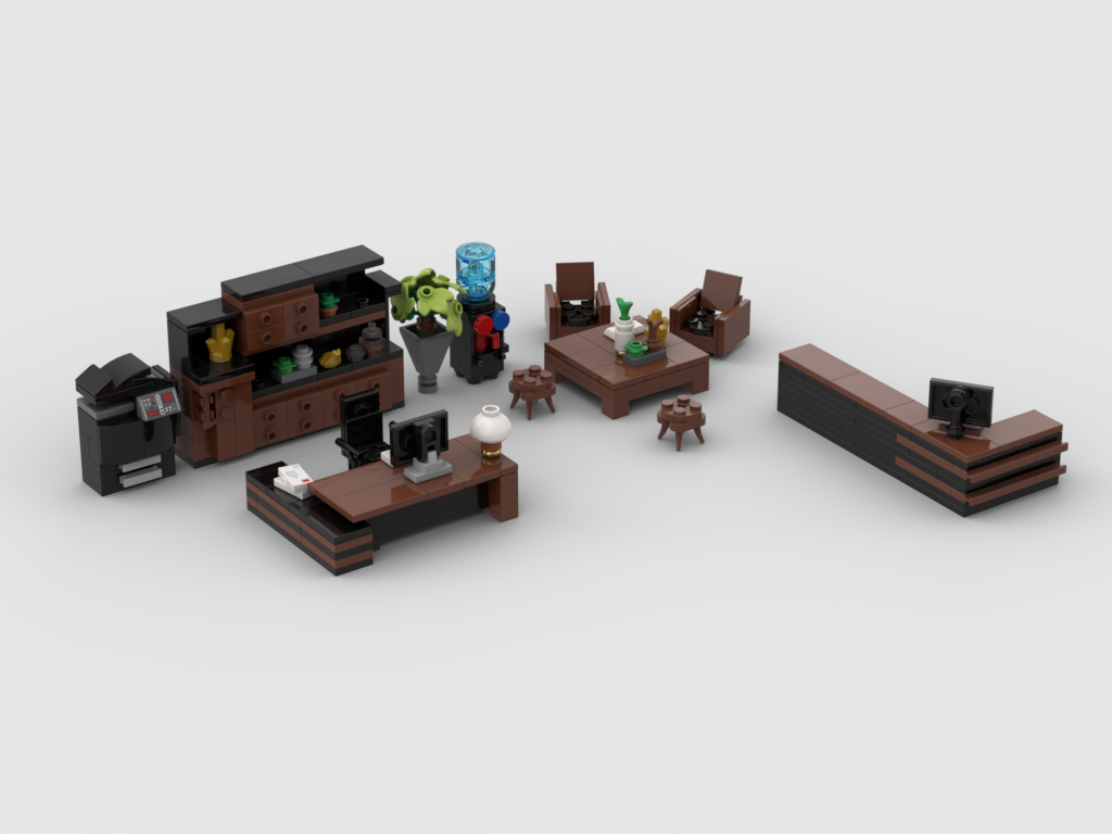 MOC - Office wood style interior design