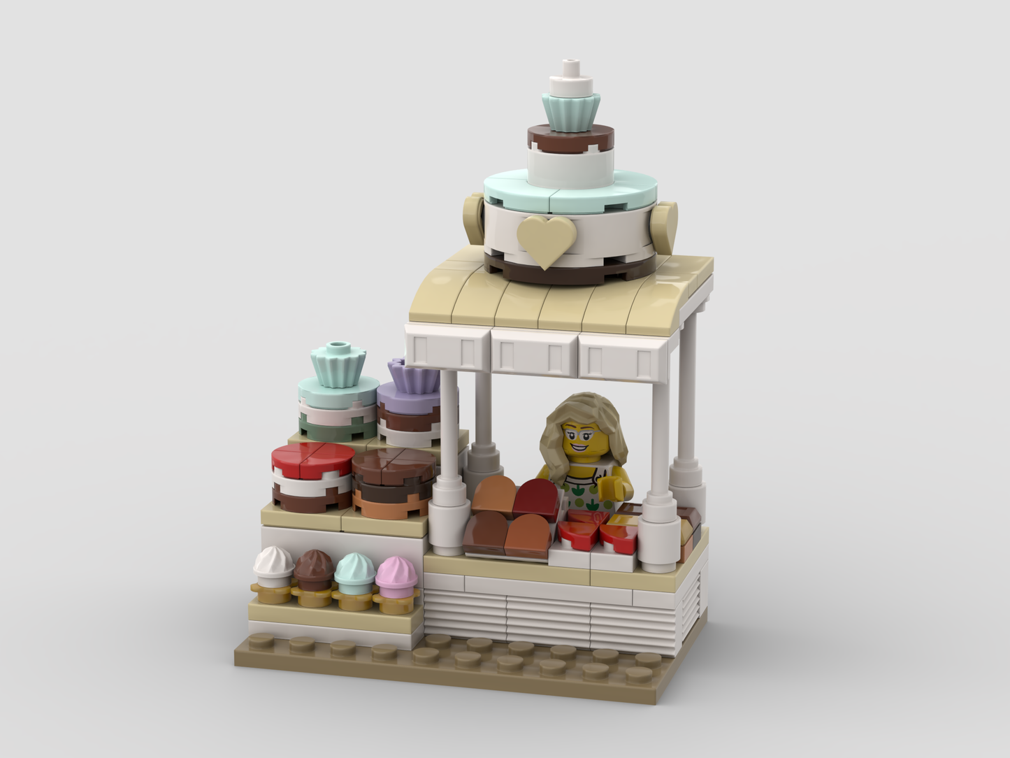 MOC - Pastry & Cake Stand