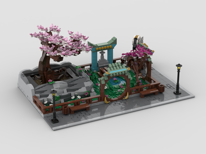 MOC - Modular Chinese Park + Display for set 10281