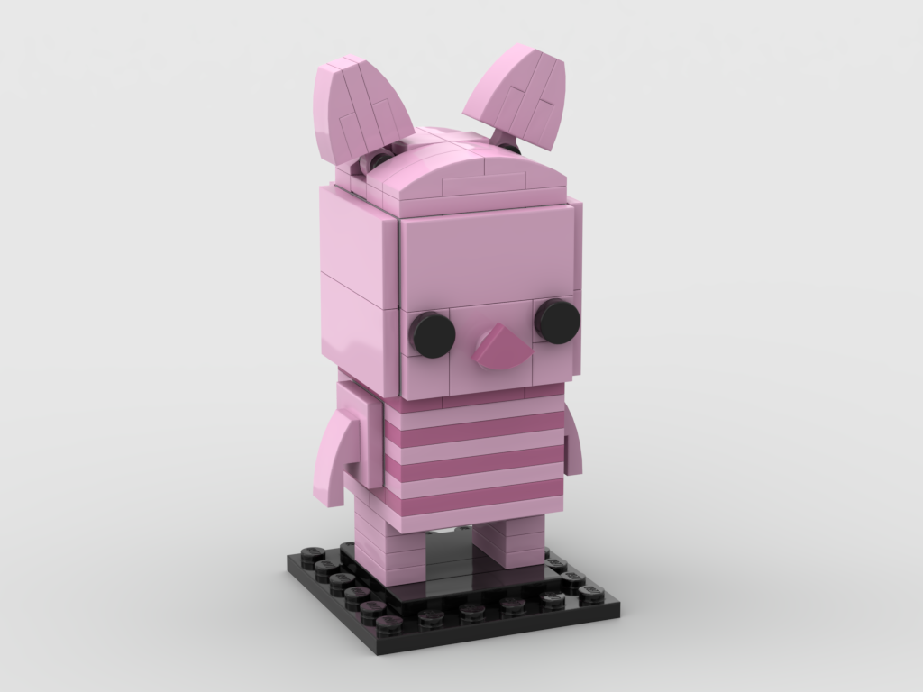 MOC - Piglet brickheadz - How to build it   