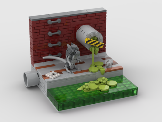 MOC - Radioactive sewage with a mutant mouse - Download link in the description