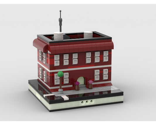 MOC - Red House for Modular City - How to build it   
