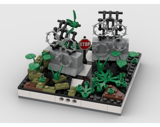 MOC - Ruined road #3 the end of the road for a Modular Ruined City - How to build it   