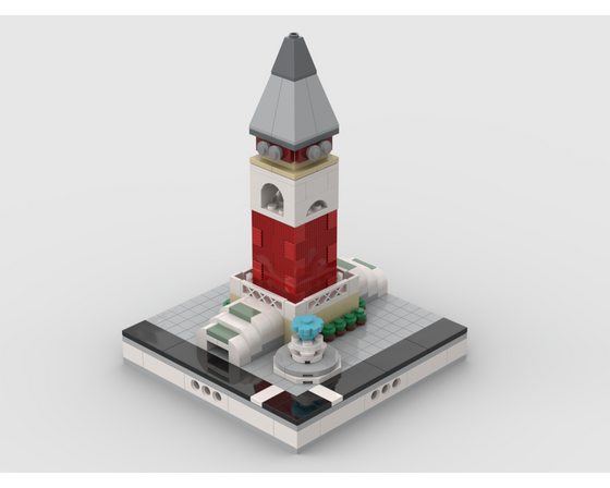 LEGO MOC Mirage Hotel for Modular City Las Vegas by gabizon