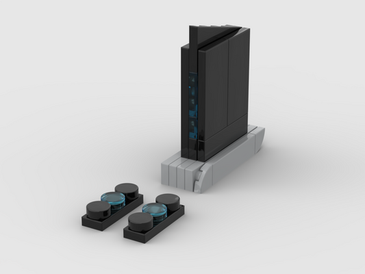 MOC - Nintendo Wii Black - How to build it   