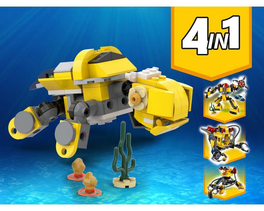 MOC - 31090 Turtle Alternative Build - How to build it   