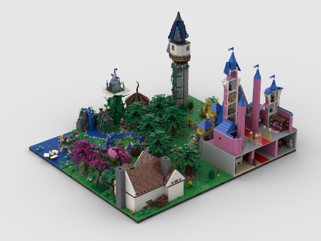 Modular Fairy Tale world | Build from 17 MOCs