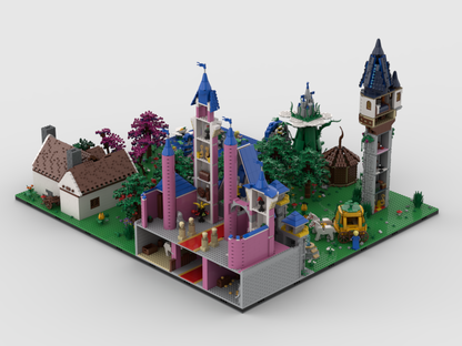 Modular Fairy Tale world | Build from 17 MOCs