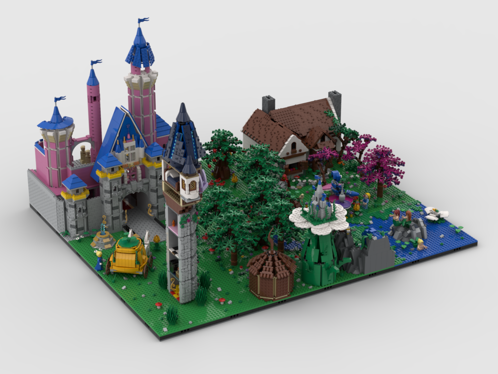 Modular Fairy Tale world | Build from 17 MOCs