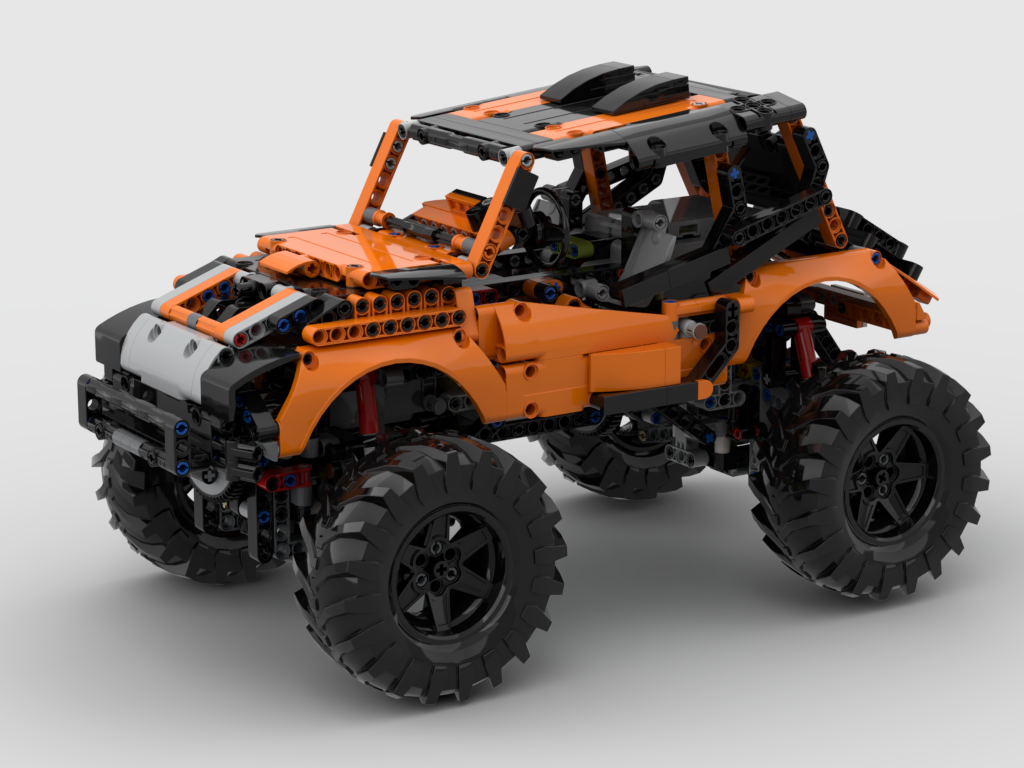 MOC - 42126 + 42099 Alternative Design 4X4 off road Jeep with RC (control+)