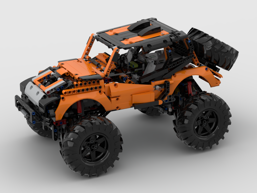 MOC - 42126 + 42099 Alternative Design 4X4 off road Jeep with RC (control+)